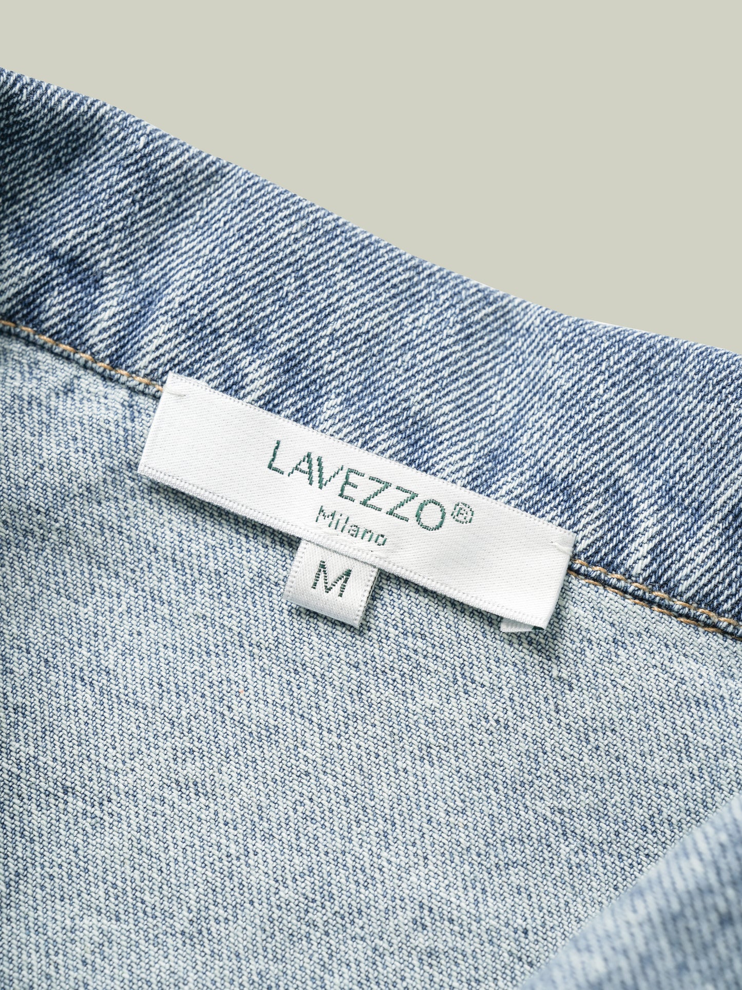 Giacca in denim con farfalle e strass LAVEZZO