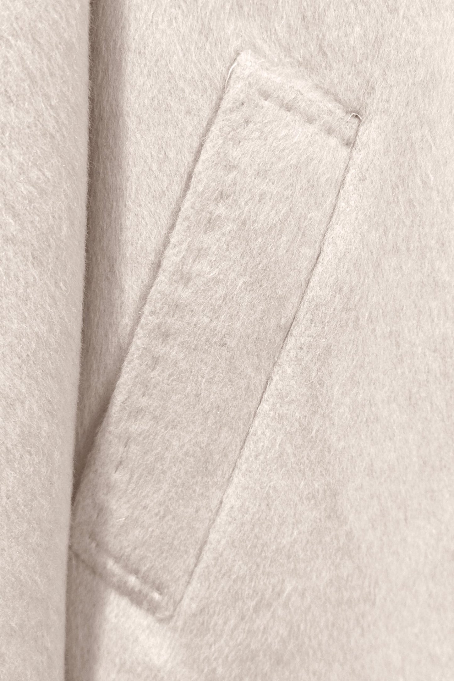 Classic double-breasted wool coat