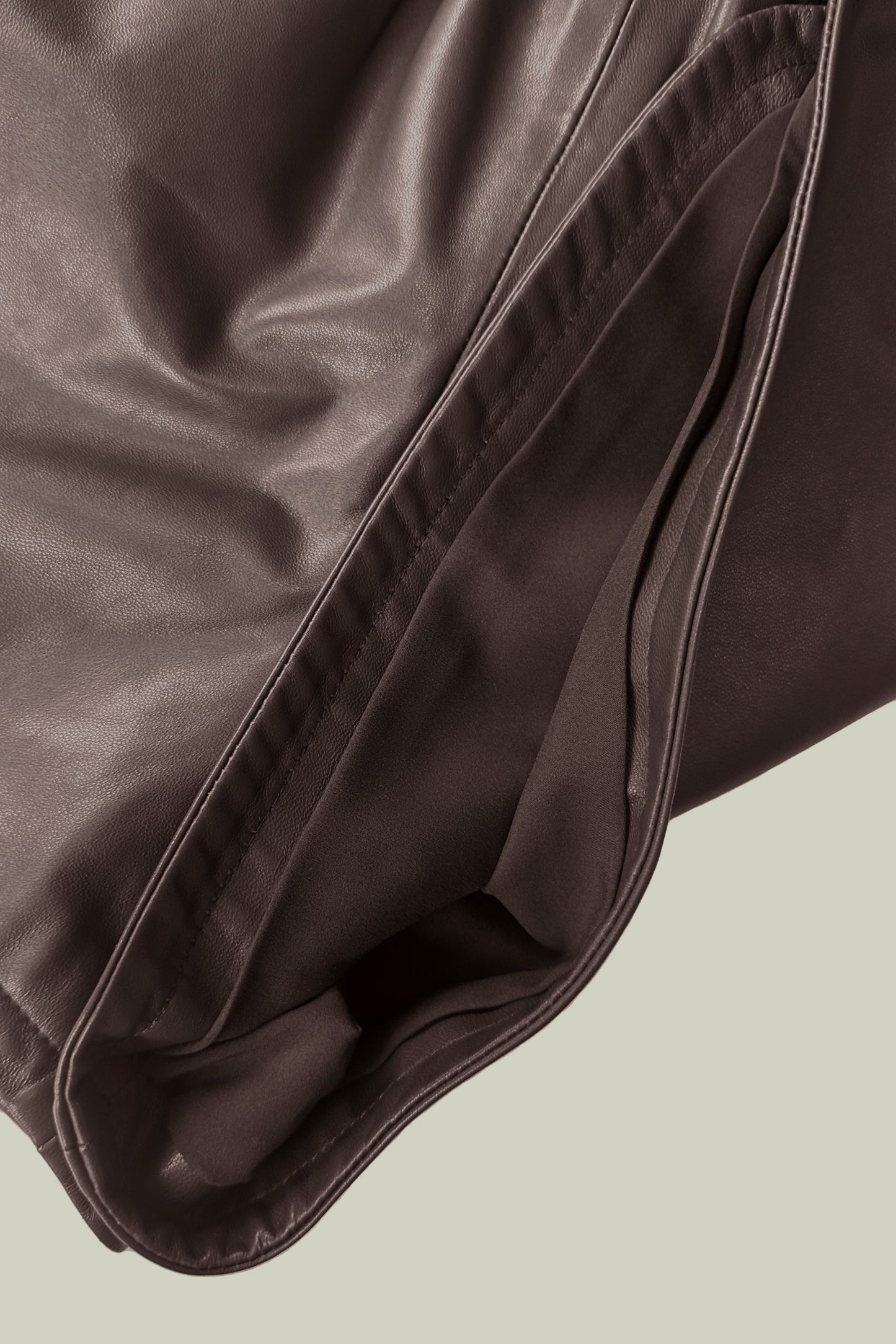 Sheep leather shorts