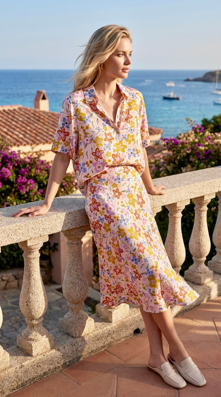 Heavy Silk Garden Skirt
