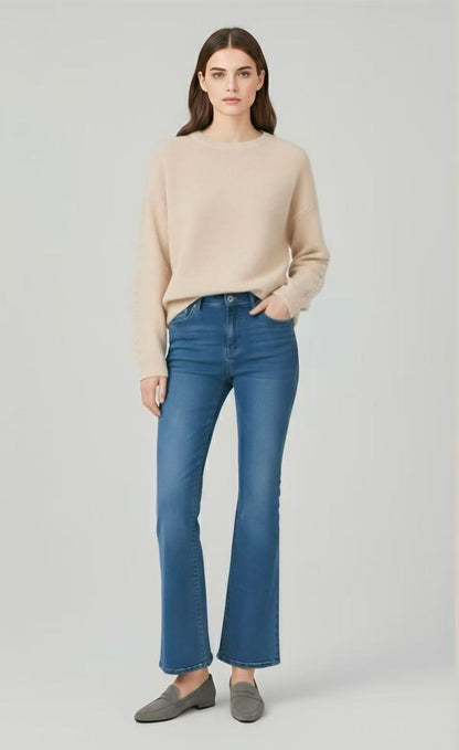  Cashmere sweater with pearl embellishment