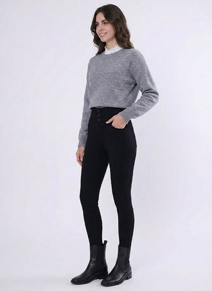 Leggings termici snellenti foderati in pile