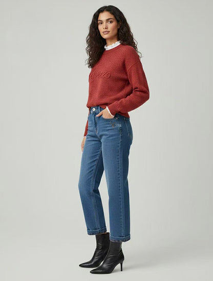 Jeans elasticizzati con interno felpato