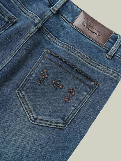 Jeans elasticizzati con interno felpato