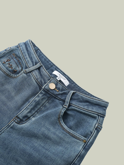 Jeans elasticizzati con interno felpato