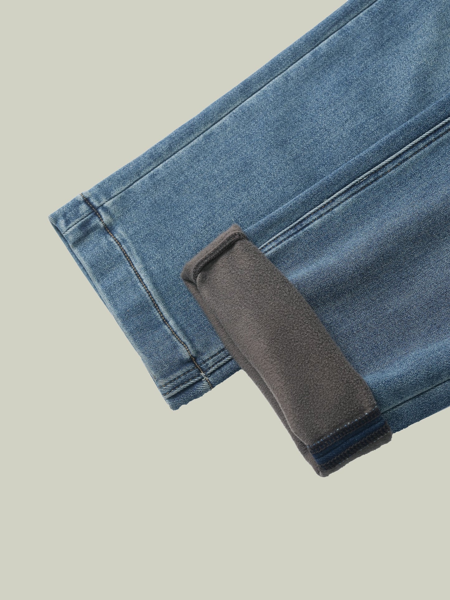 Jeans elasticizzati con interno felpato