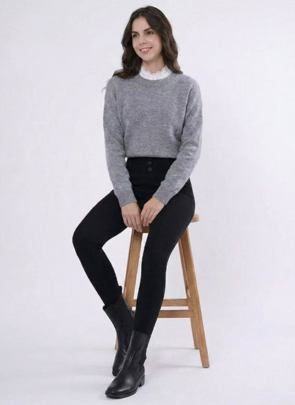 Leggings termici snellenti foderati in pile