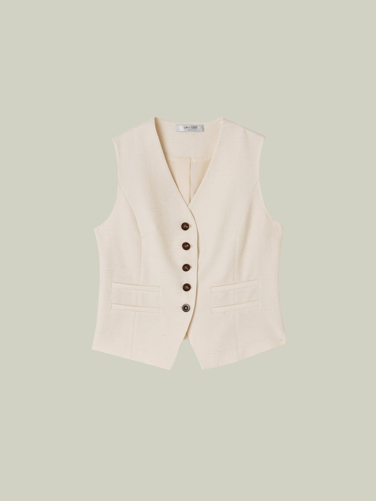 Linen Blend Three-Piece Suit