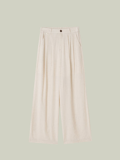 Linen Blend Three-Piece Suit