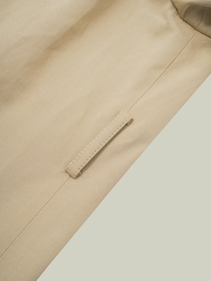 Trench coat con colletto alto