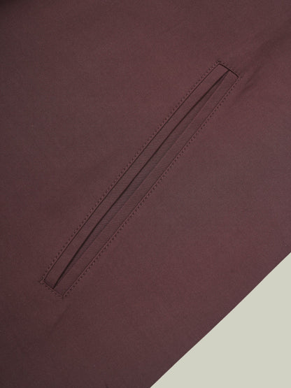 Trench coat con colletto alto