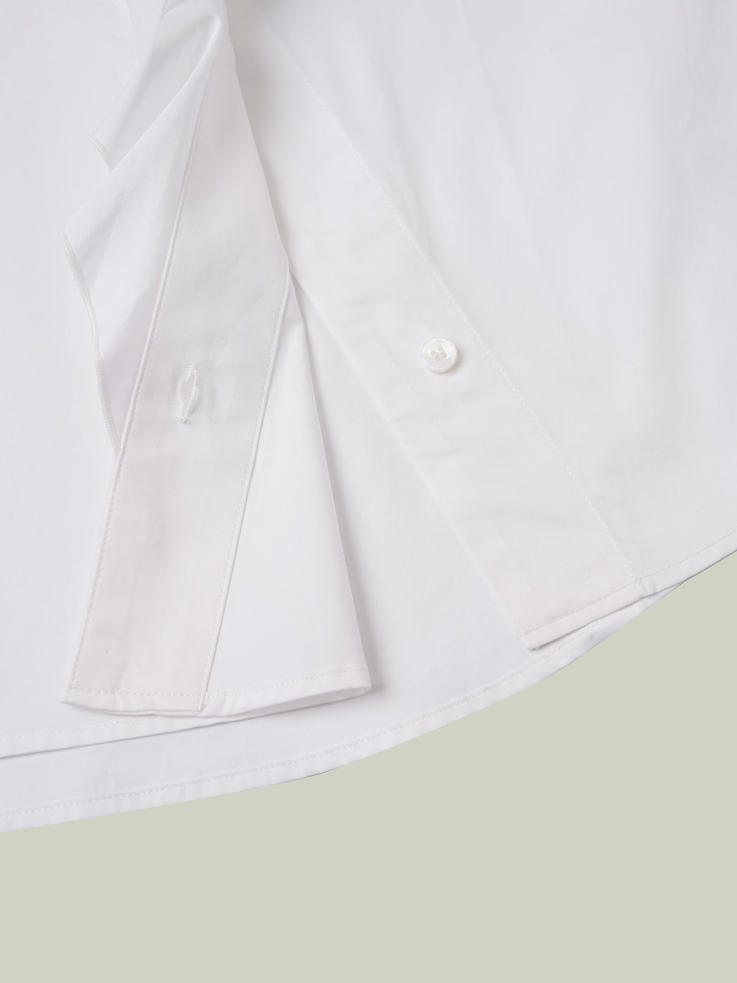 Camicia Rosa Bianca in cotone con scollo a V