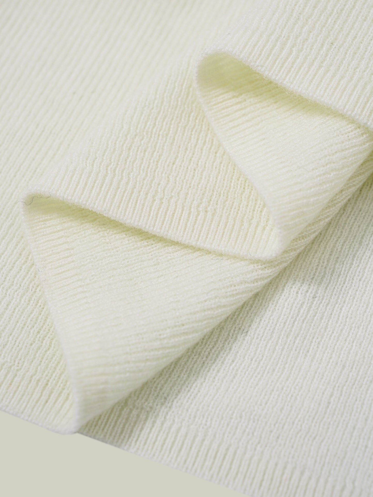  Merino wool lace-trim tank top