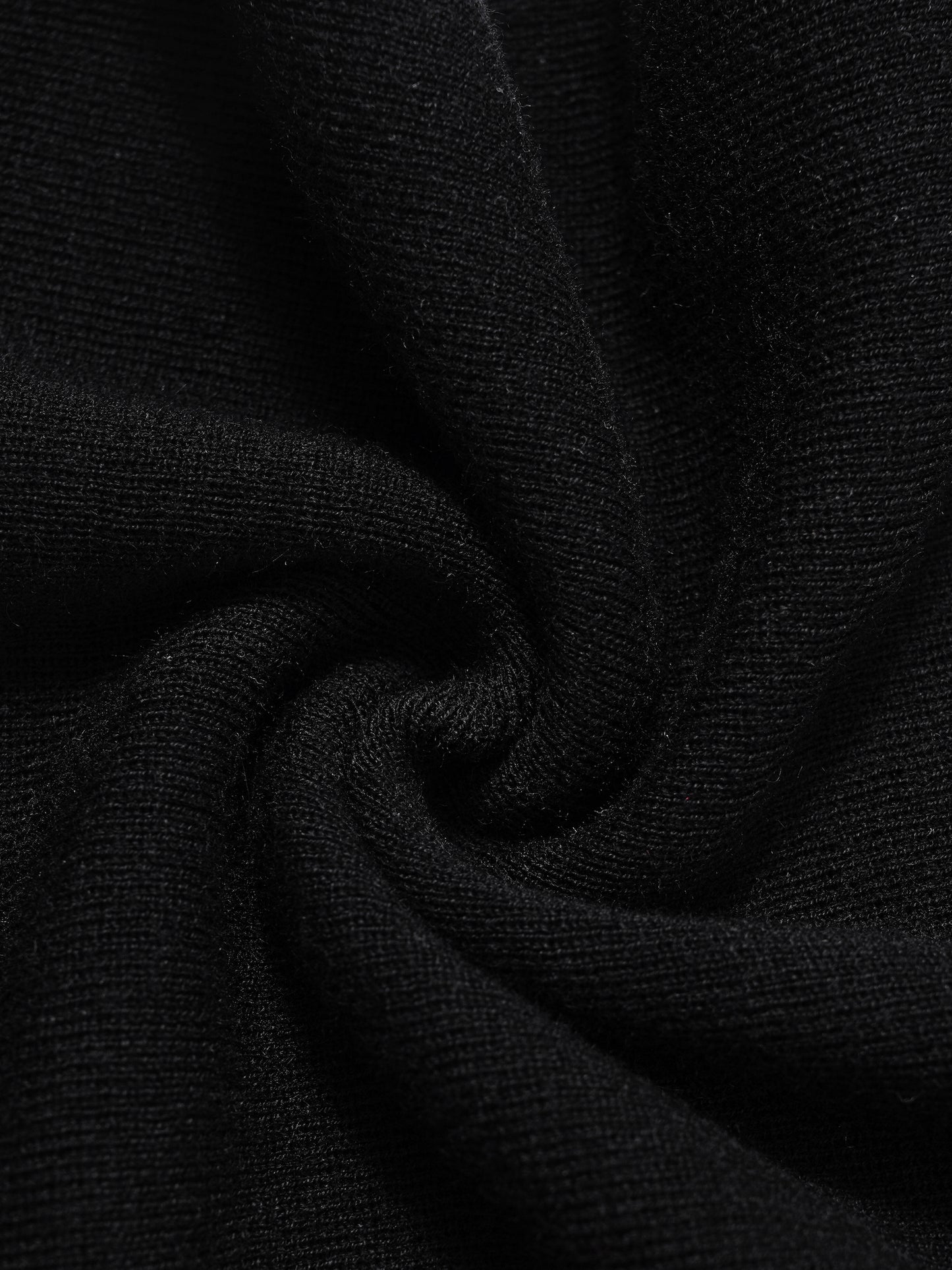 Ruffled-trim floral wool base layer