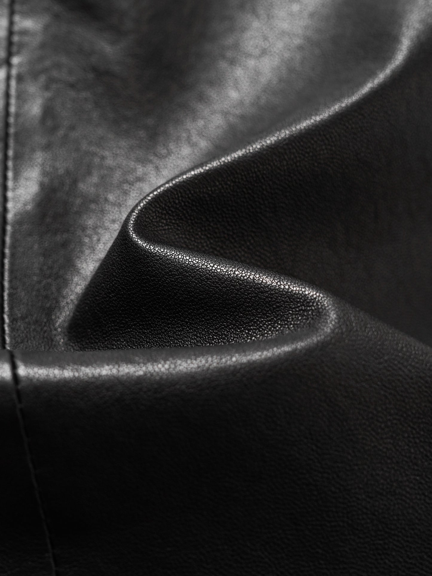 Sheepskin mandarin-collar vest