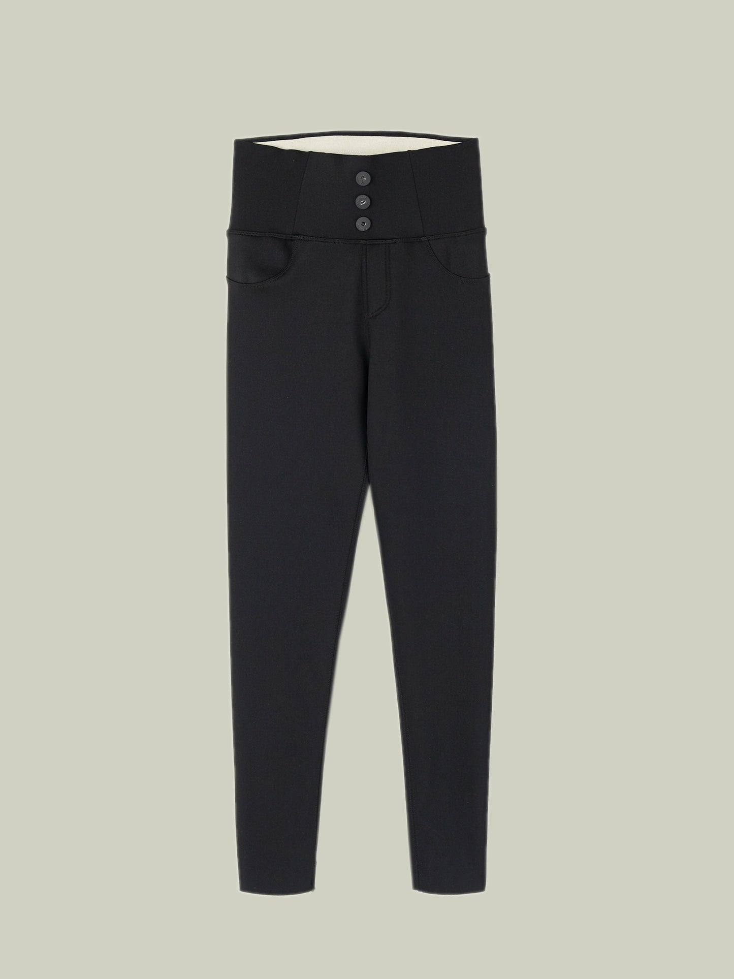 Leggings termici snellenti foderati in pile