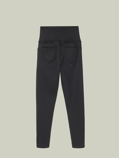 Leggings termici snellenti foderati in pile