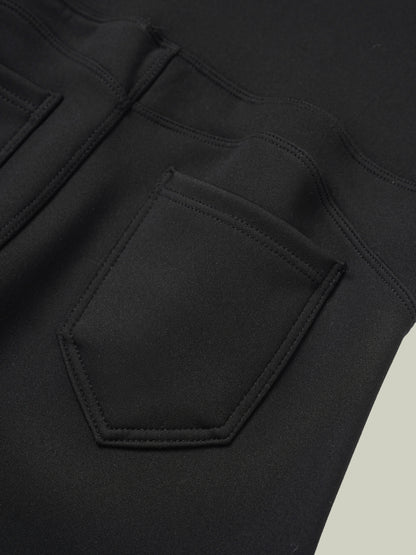 Leggings termici snellenti foderati in pile