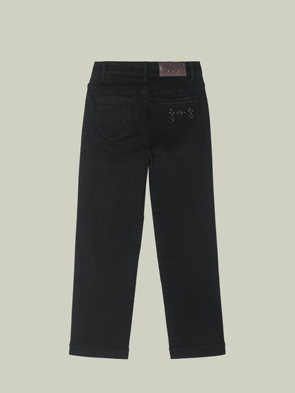 Jeans elasticizzati con interno felpato