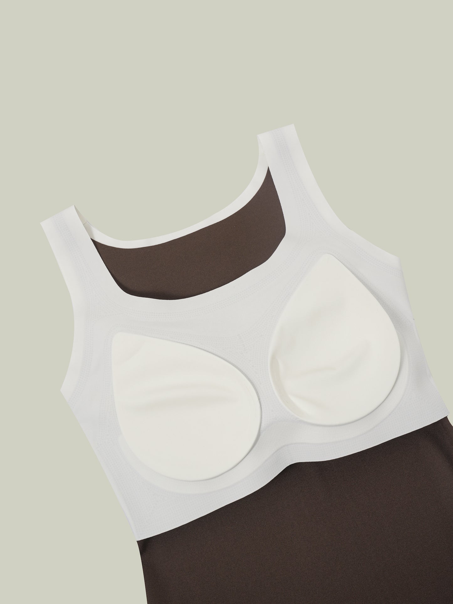 Two-tone layered tank top