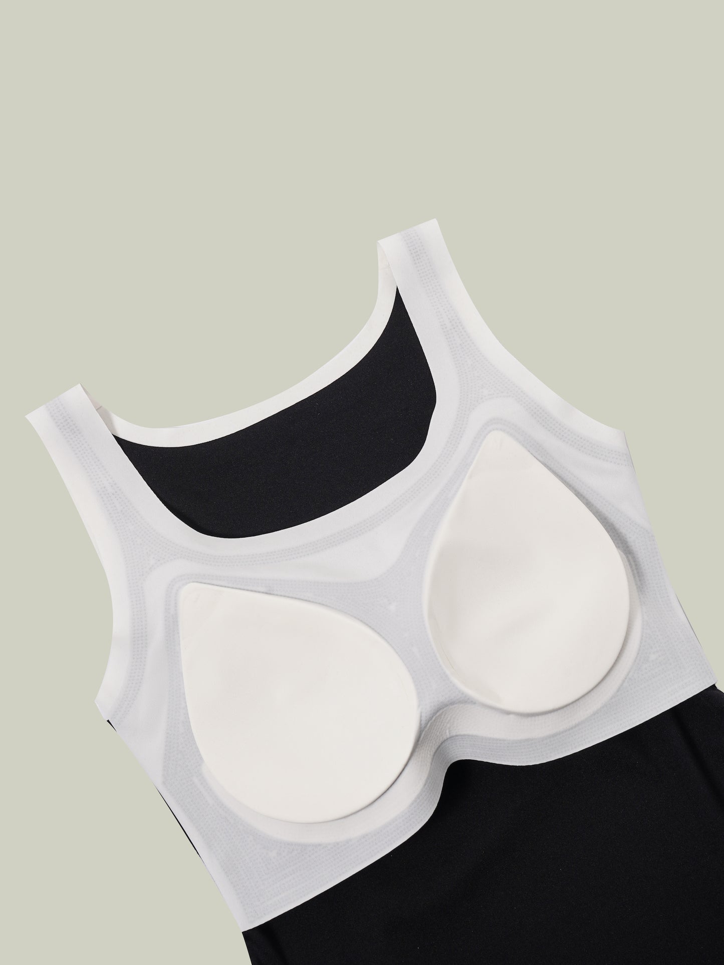 Two-tone layered tank top