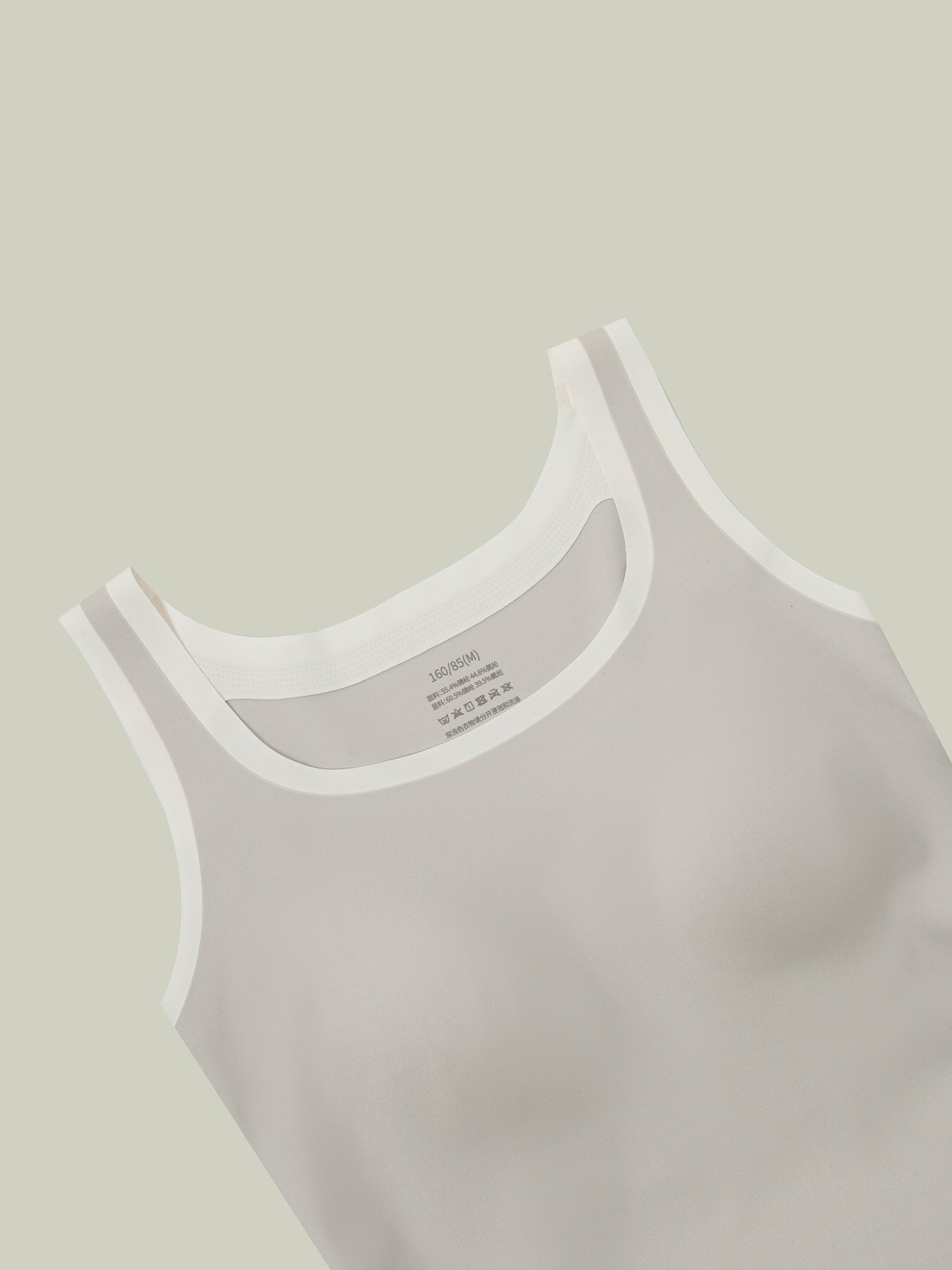 Two-tone layered tank top
