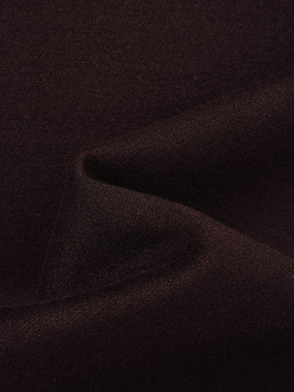 Wool blend warm straight pants