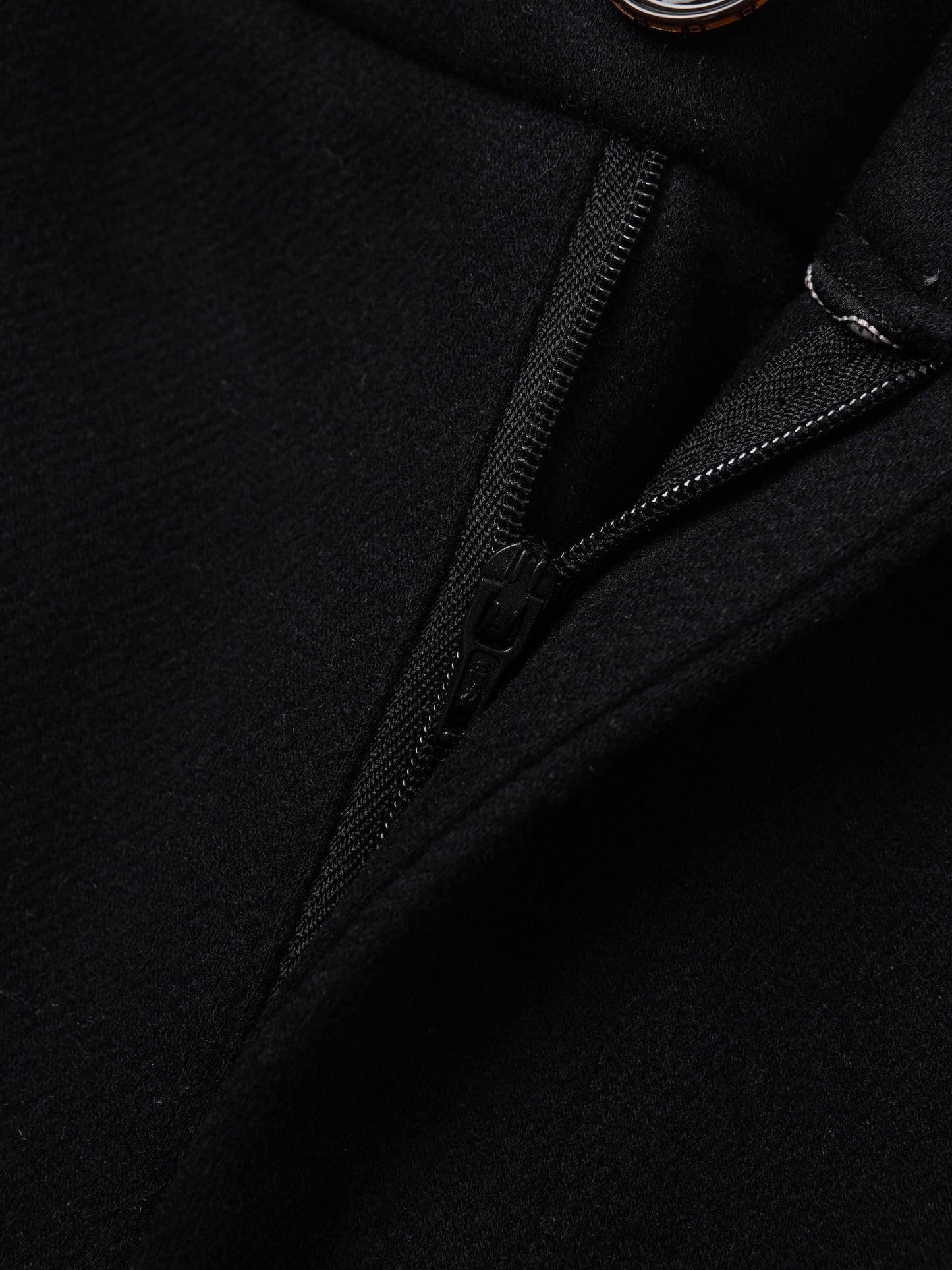 Wool blend warm straight pants