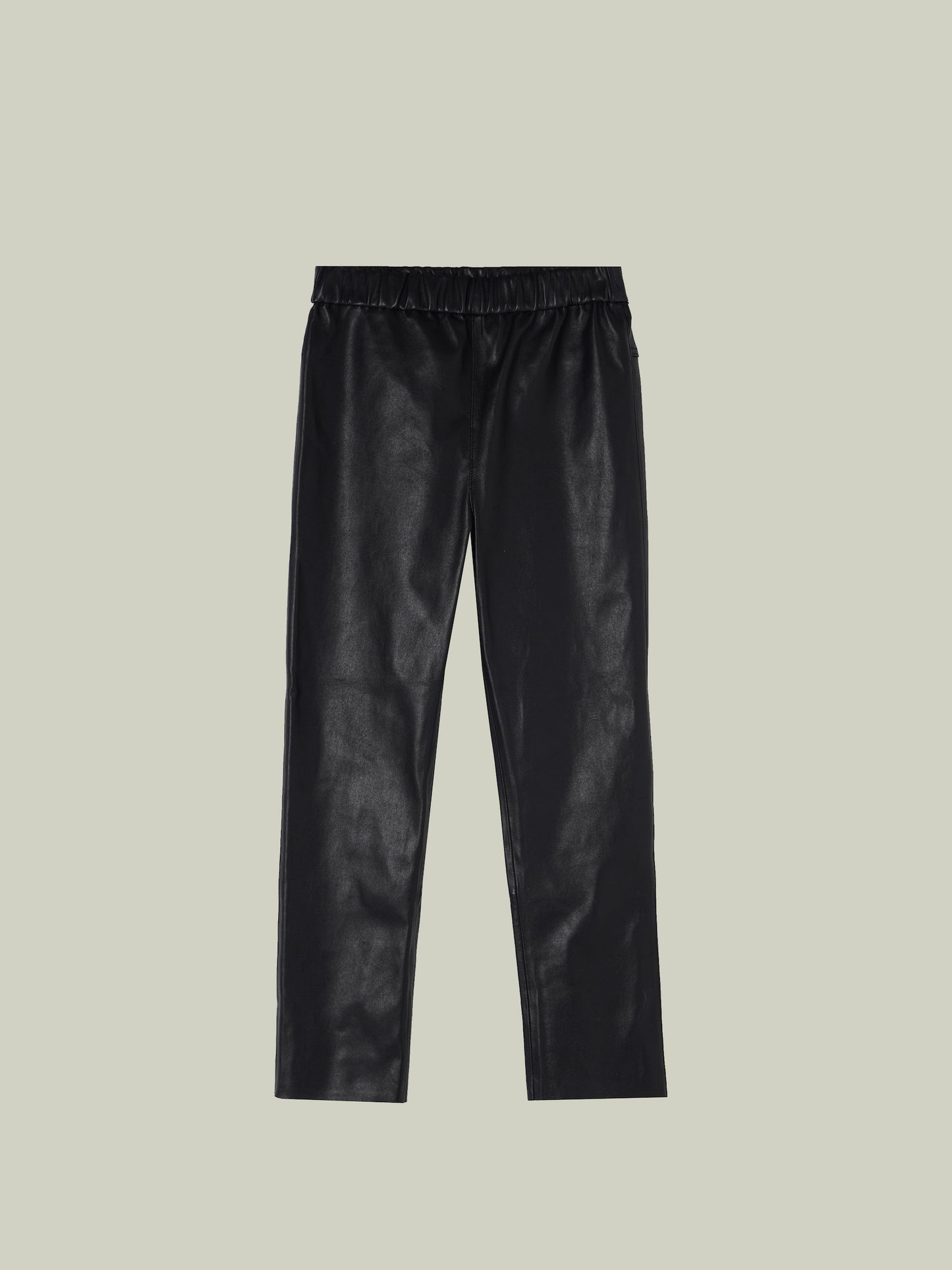 High-stretch sheepskin skinny pants