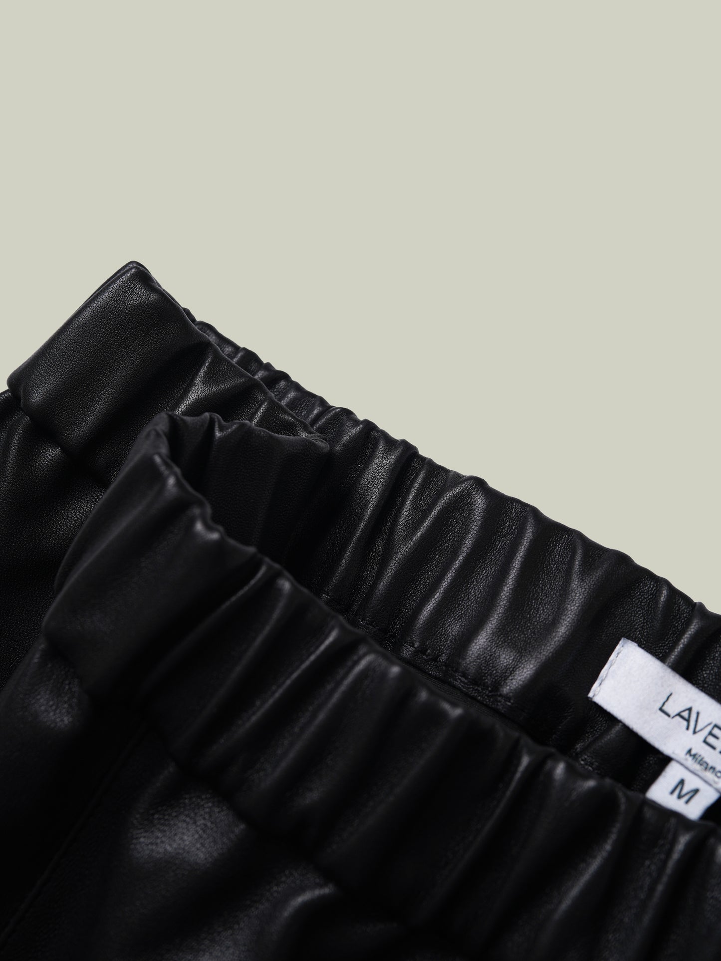 High-stretch sheepskin skinny pants