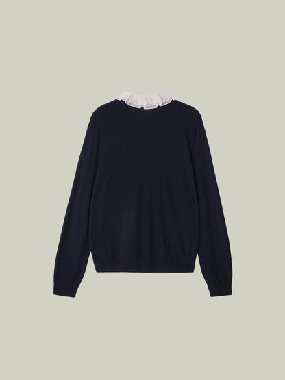 Sweater - wool sweater and skirt set