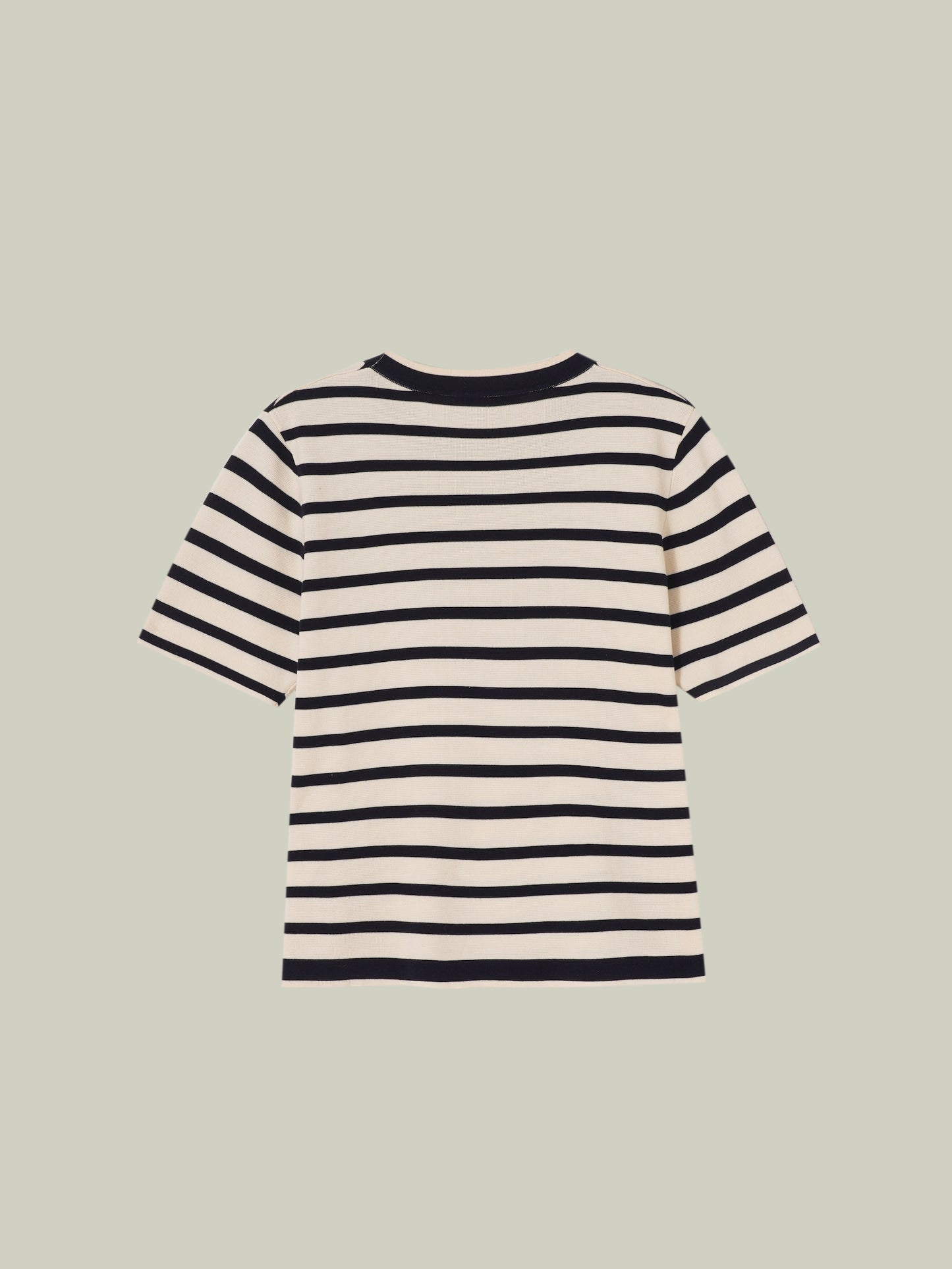 Striped knit set