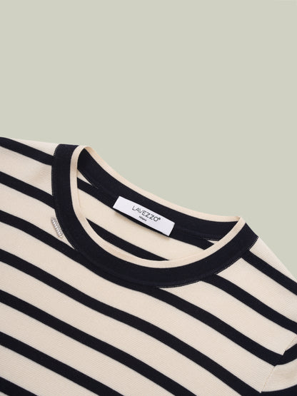 Striped knit set