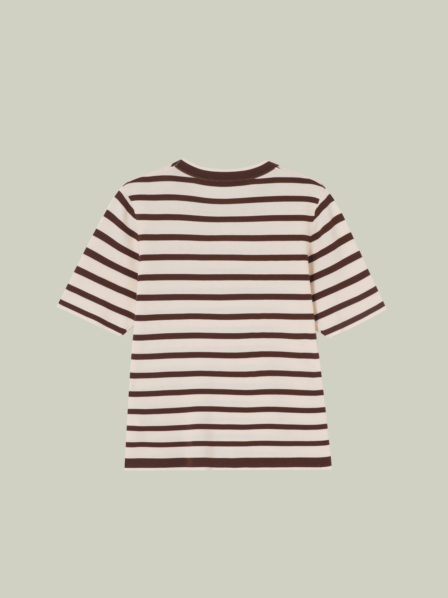 Striped knit set