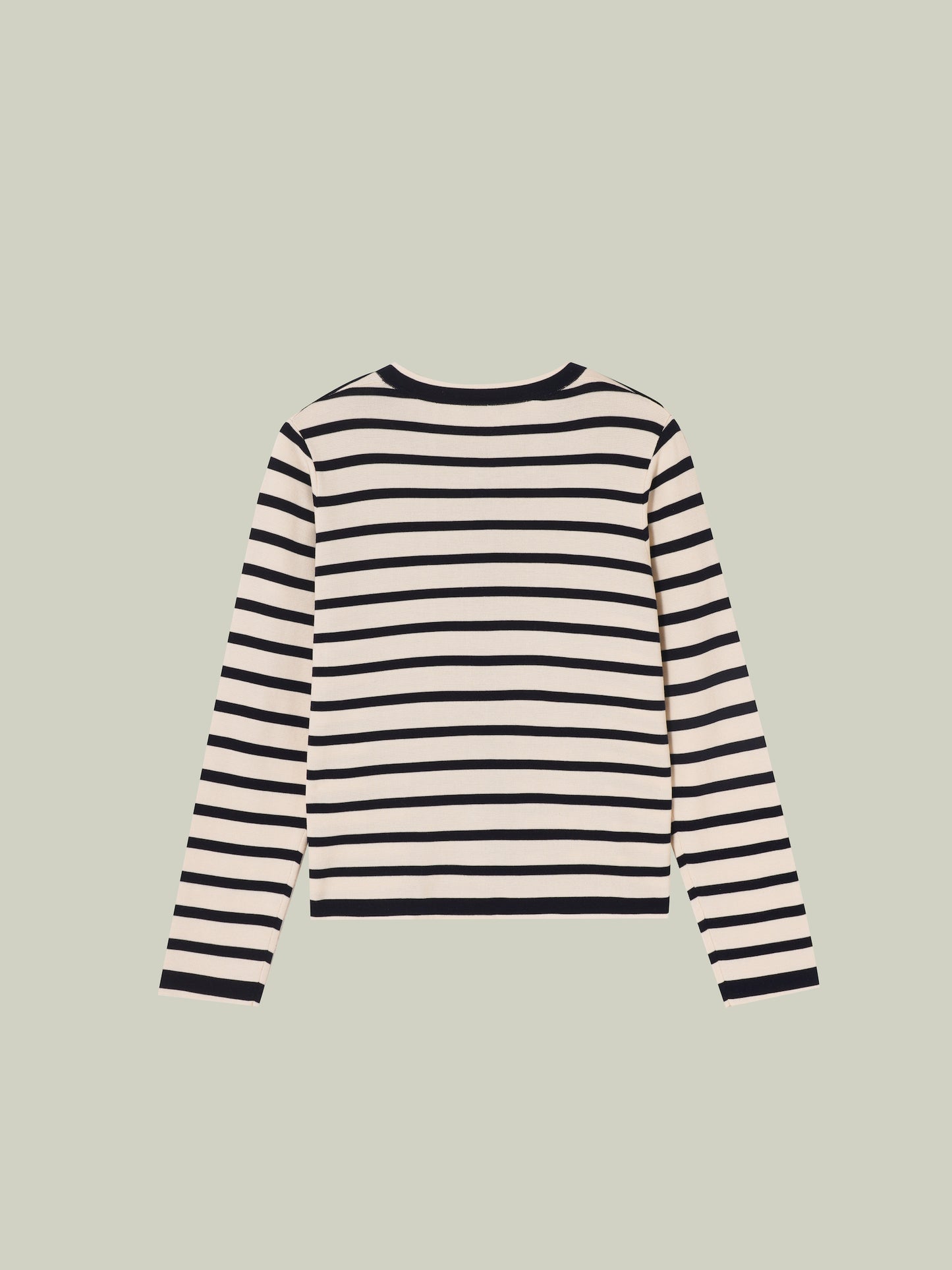 Striped knit set
