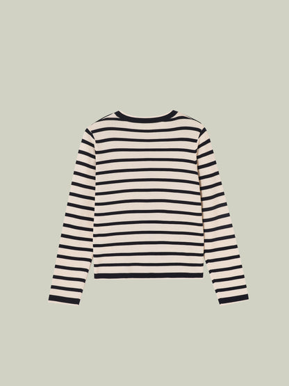 Striped knit set