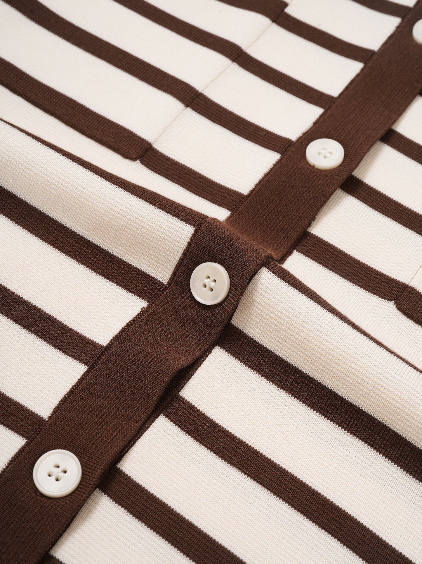 Striped knit set