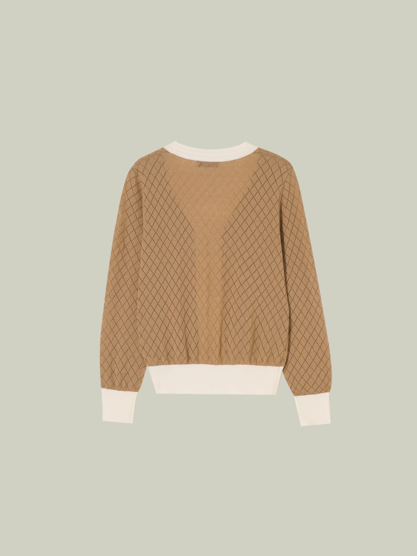 Cardigan in maglia stile petite Chanel con fiocco