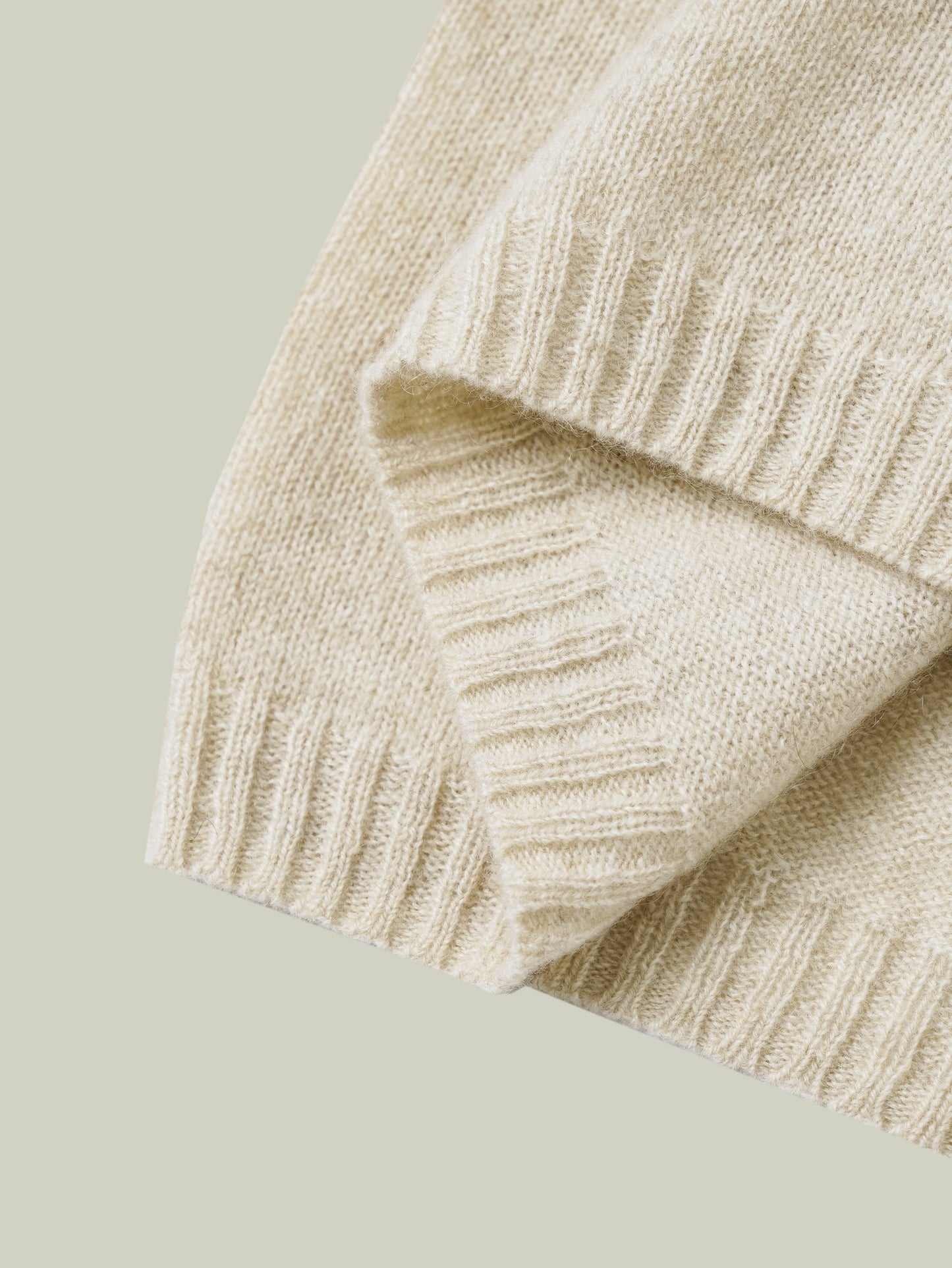  Cashmere sweater with pearl embellishment