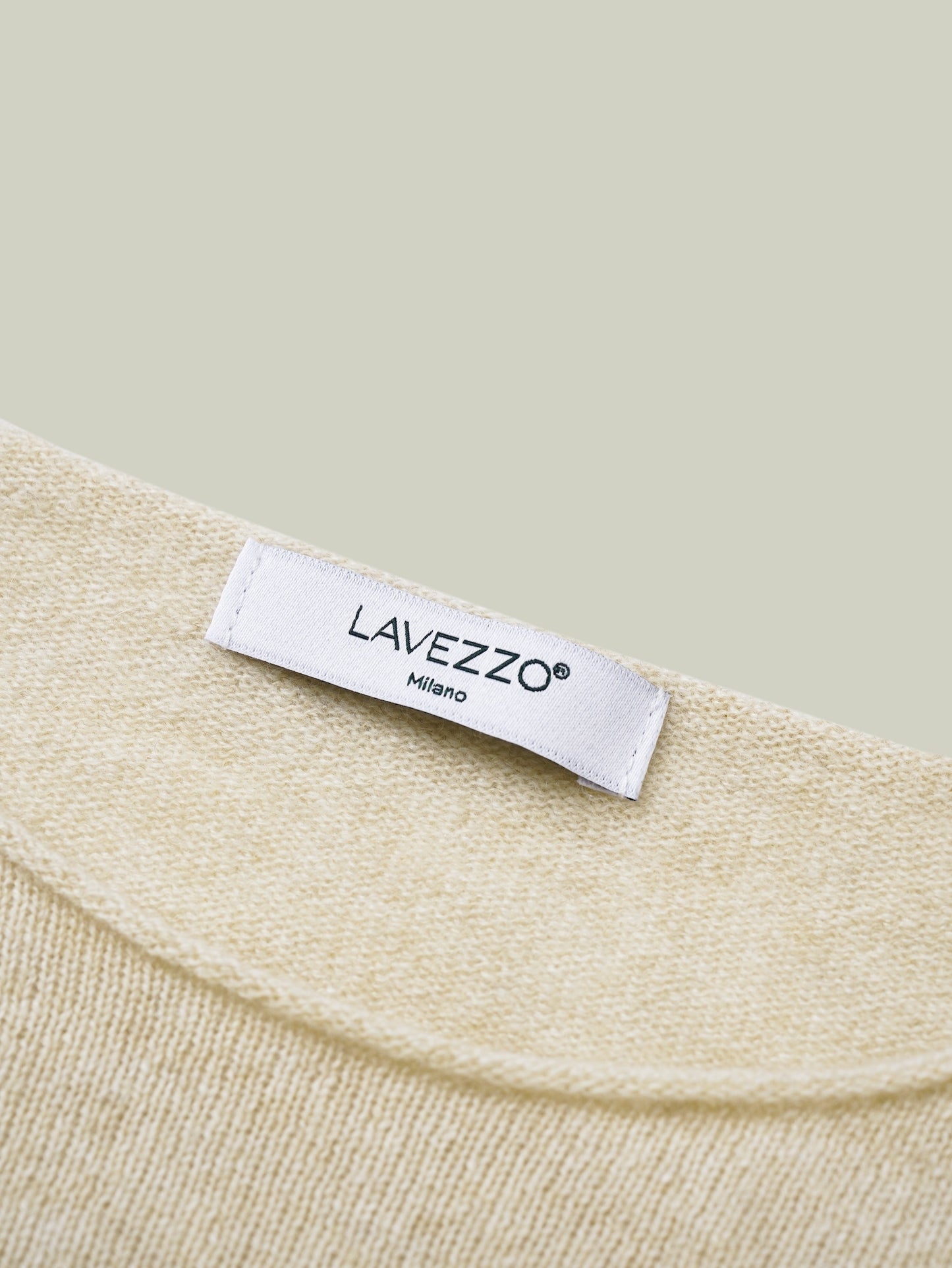  Cashmere sweater with pearl embellishment