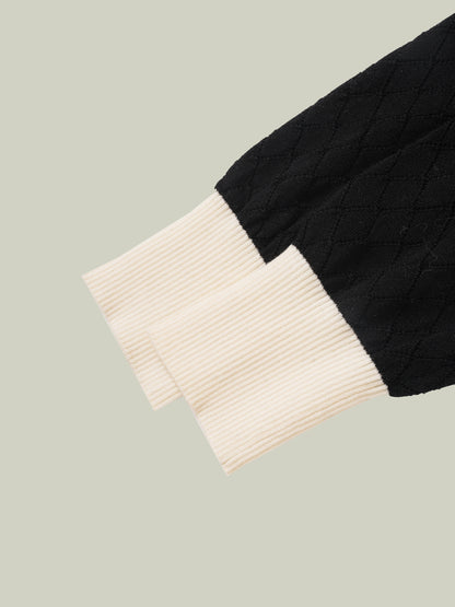 Cardigan in maglia stile petite Chanel con fiocco