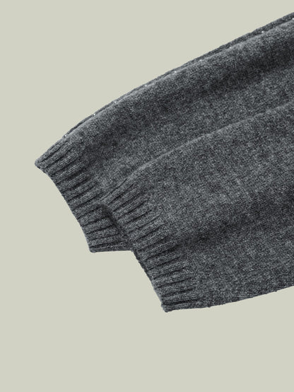  Cashmere sweater with pearl embellishment