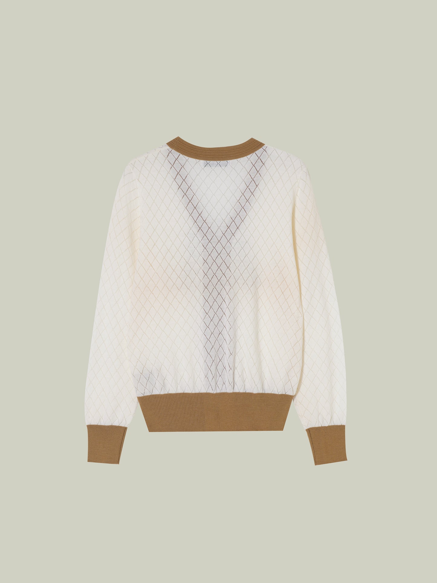 Cardigan in maglia stile petite Chanel con fiocco