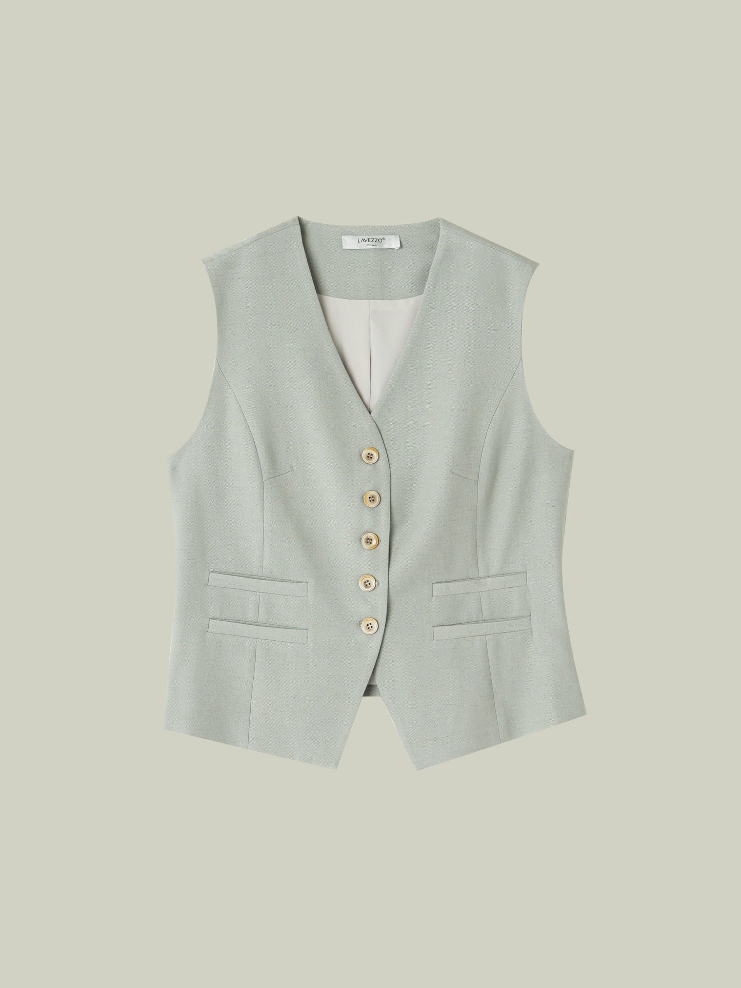 Linen Blend Three-Piece Suit
