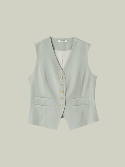Linen Blend Three-Piece Suit