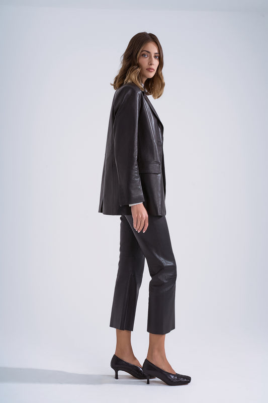 Pantalone in pelle