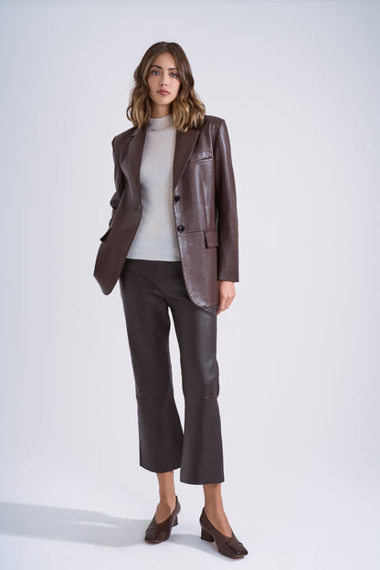 Pantalone in pelle