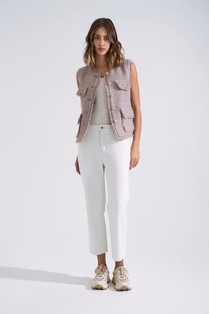 Cigarette nine-point jeans