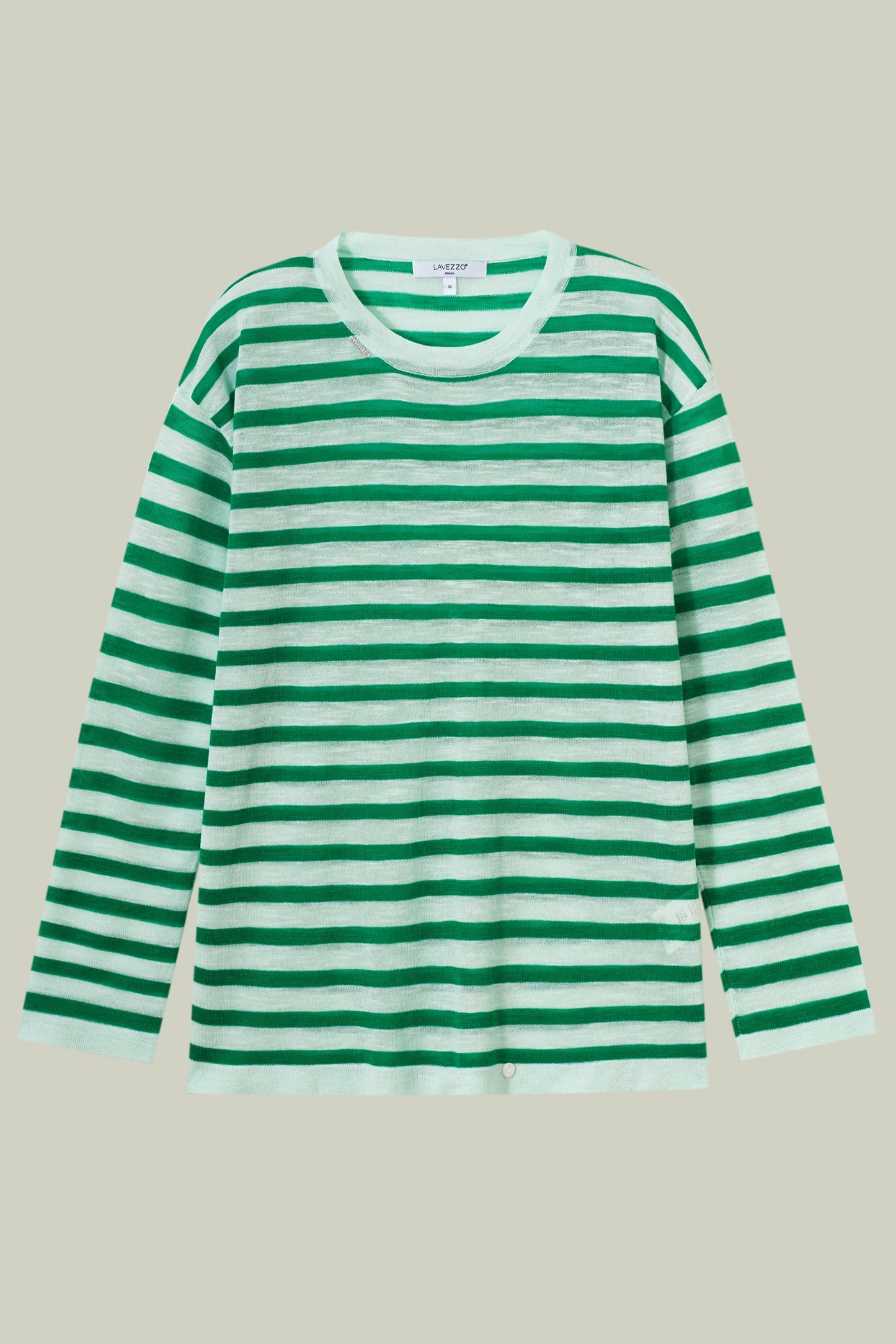 Maglia in lino maniche lunghe