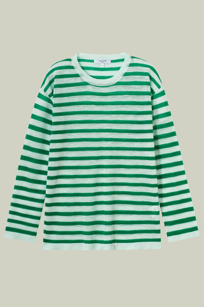 Maglia in lino maniche lunghe